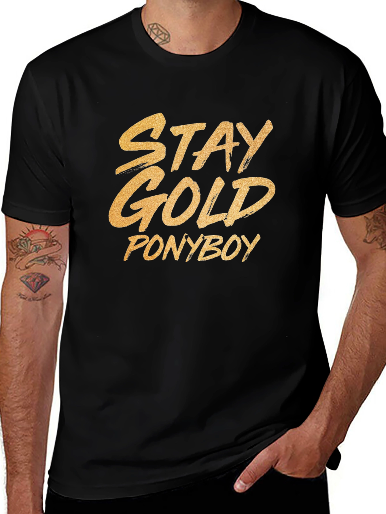 Variant 20 of Stay Gold Ponyboy Graphic Tee - Soft Cotton Blend