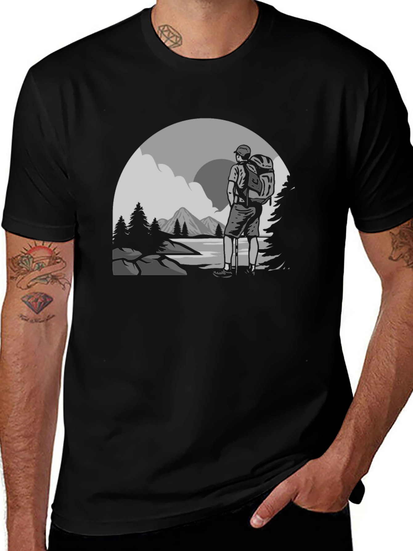 Variant 5 of Nature Hiker T-Shirt - Adventure Ready!