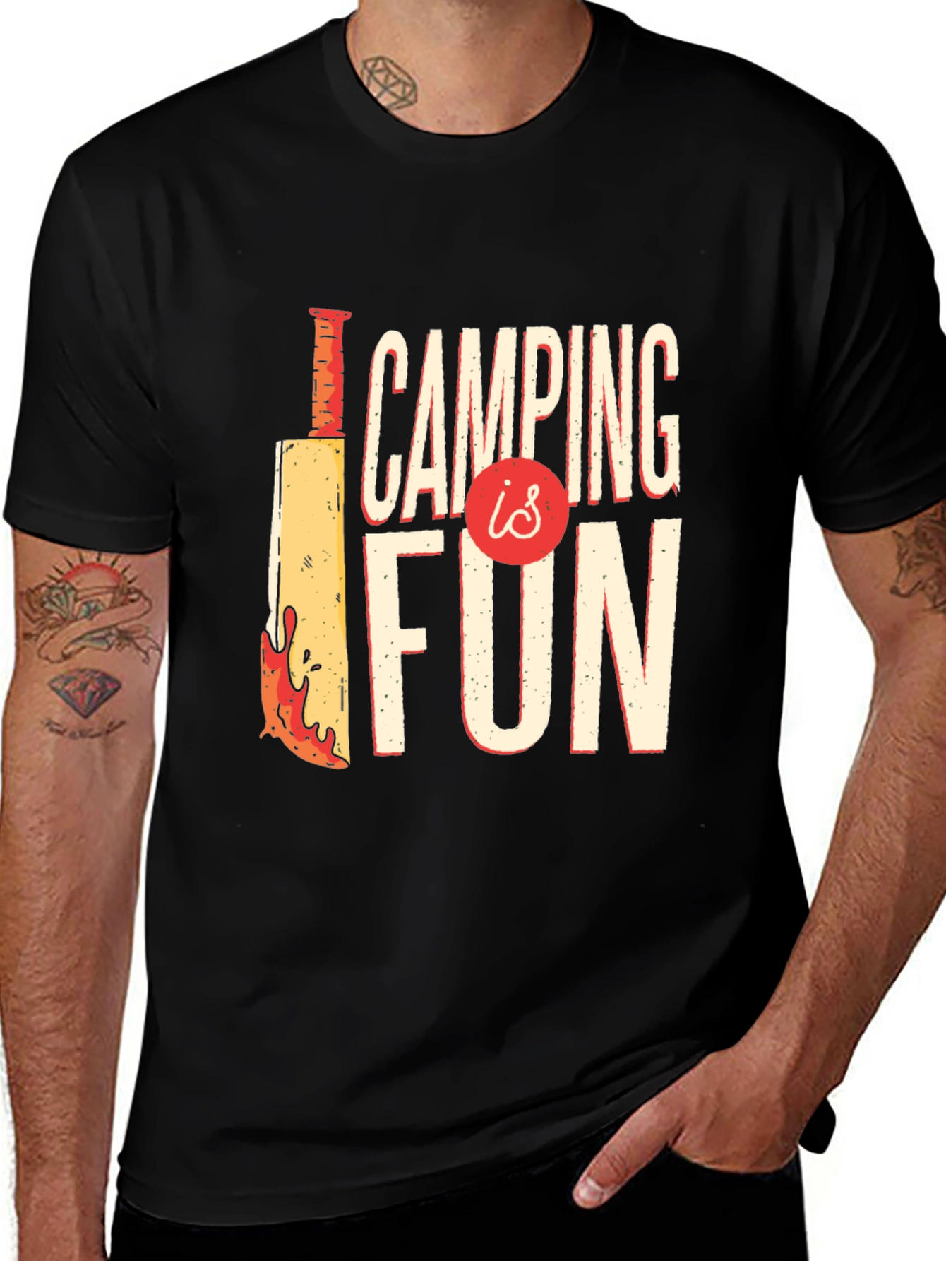 Variant 12 of Camping is Fun T-Shirt
