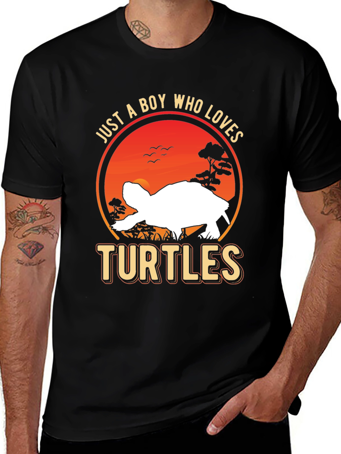 Variant 29 of Just A Boy Who Loves Turtles T-Shirt