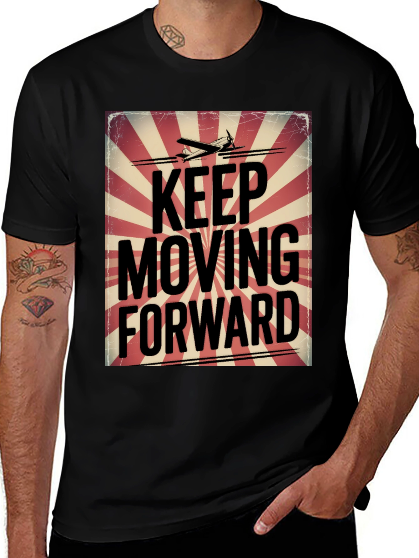 Variant 8 of Keep Moving Forward Graphic Tee