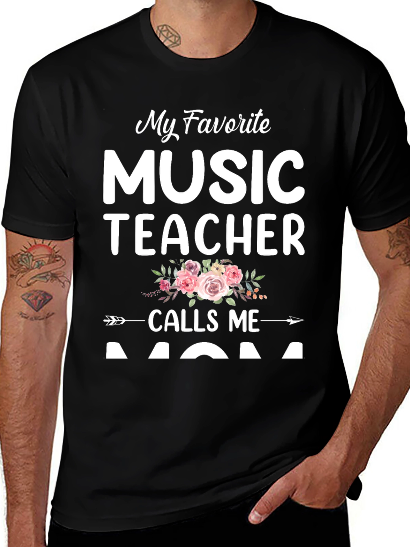 Variant 25 of My Favorite Music Teacher Calls Me Mom - Graphic Tee