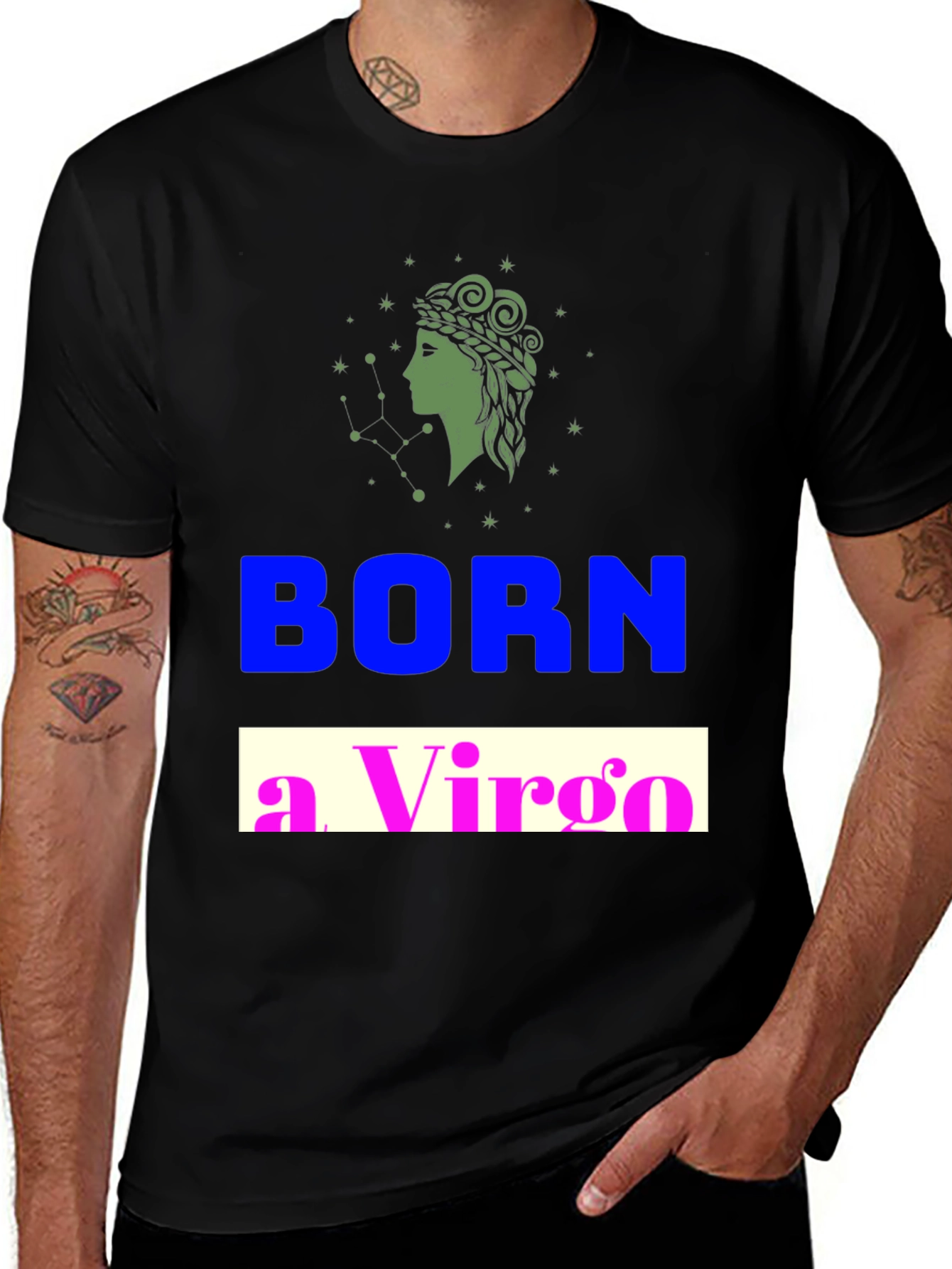 Born a Virgo Graphic Tee