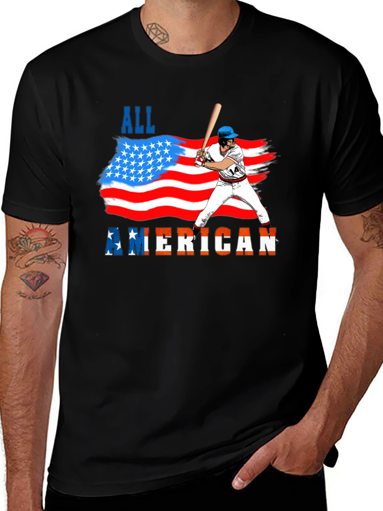 Variant 20 of All American Baseball T-Shirt