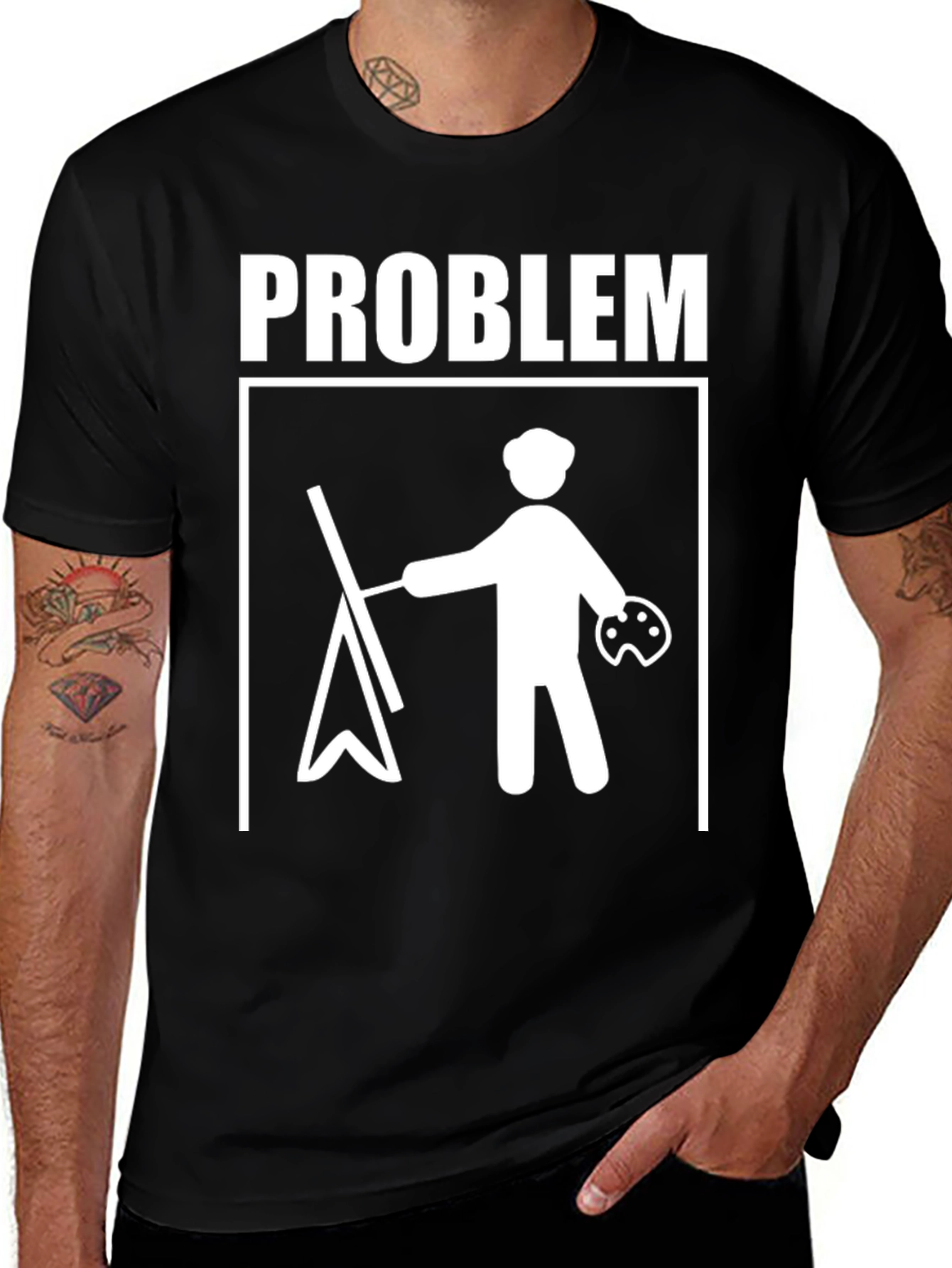 Variant 24 of Painter Problem T-Shirt - Artistic Humor Tee