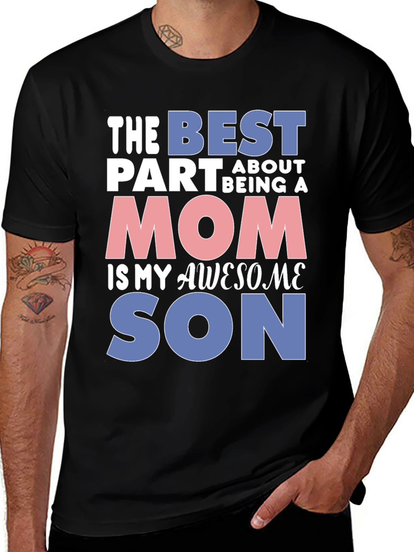 Awesome Mom Son T-Shirt - Best Part About Being a Mom