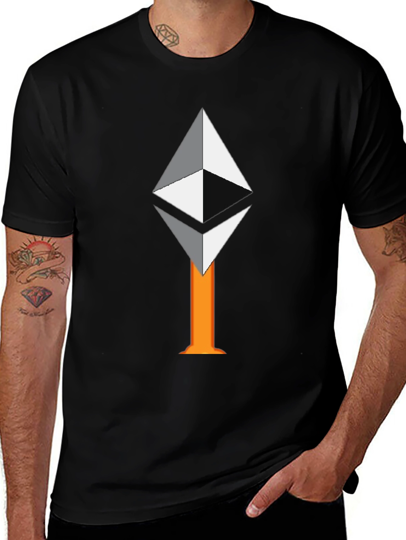 Variant 3 of Ethereum Crypto T-Shirt - Stylish Blockchain Tee