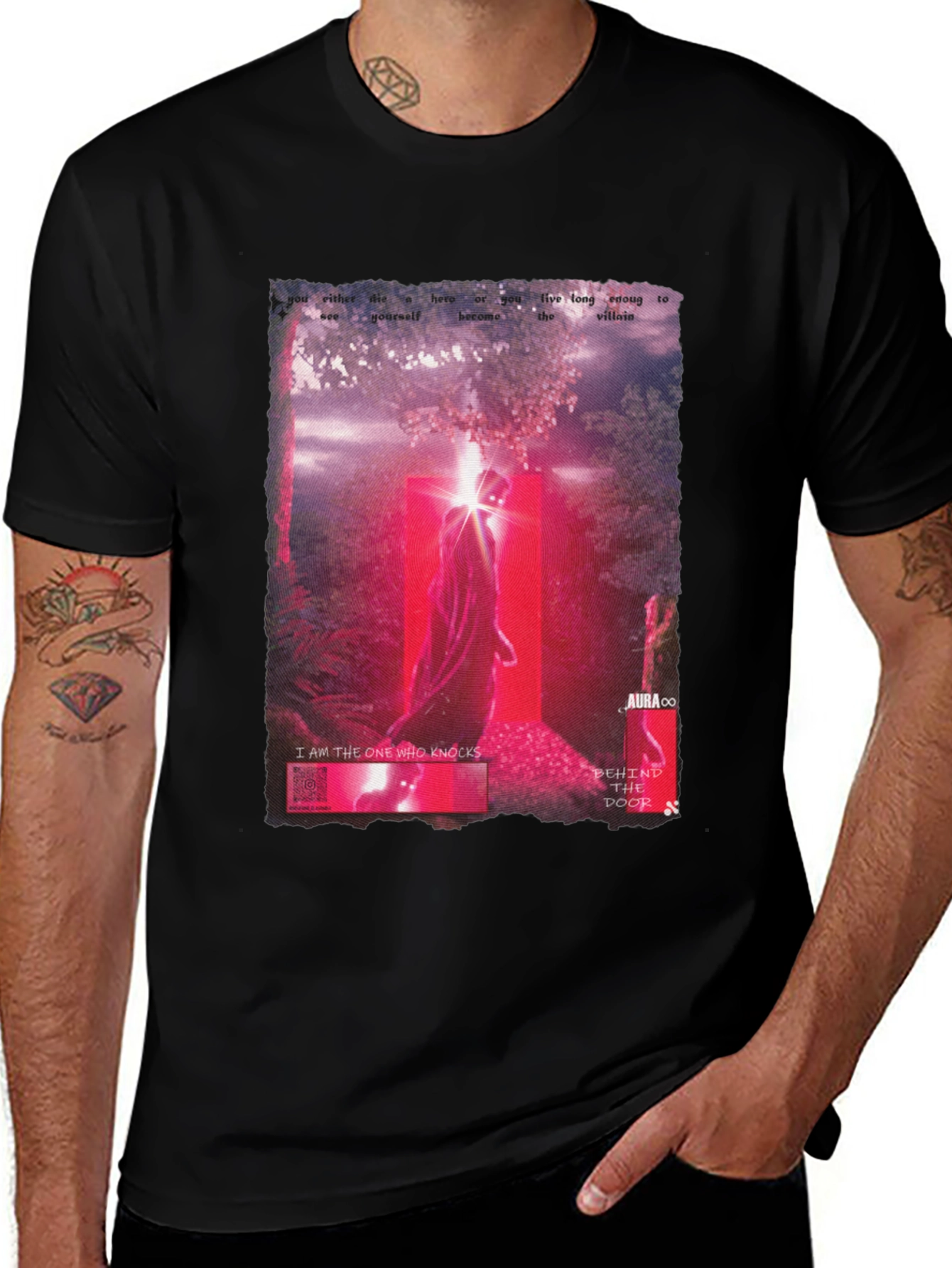 Variant 16 of Aura Behind the Door T-Shirt