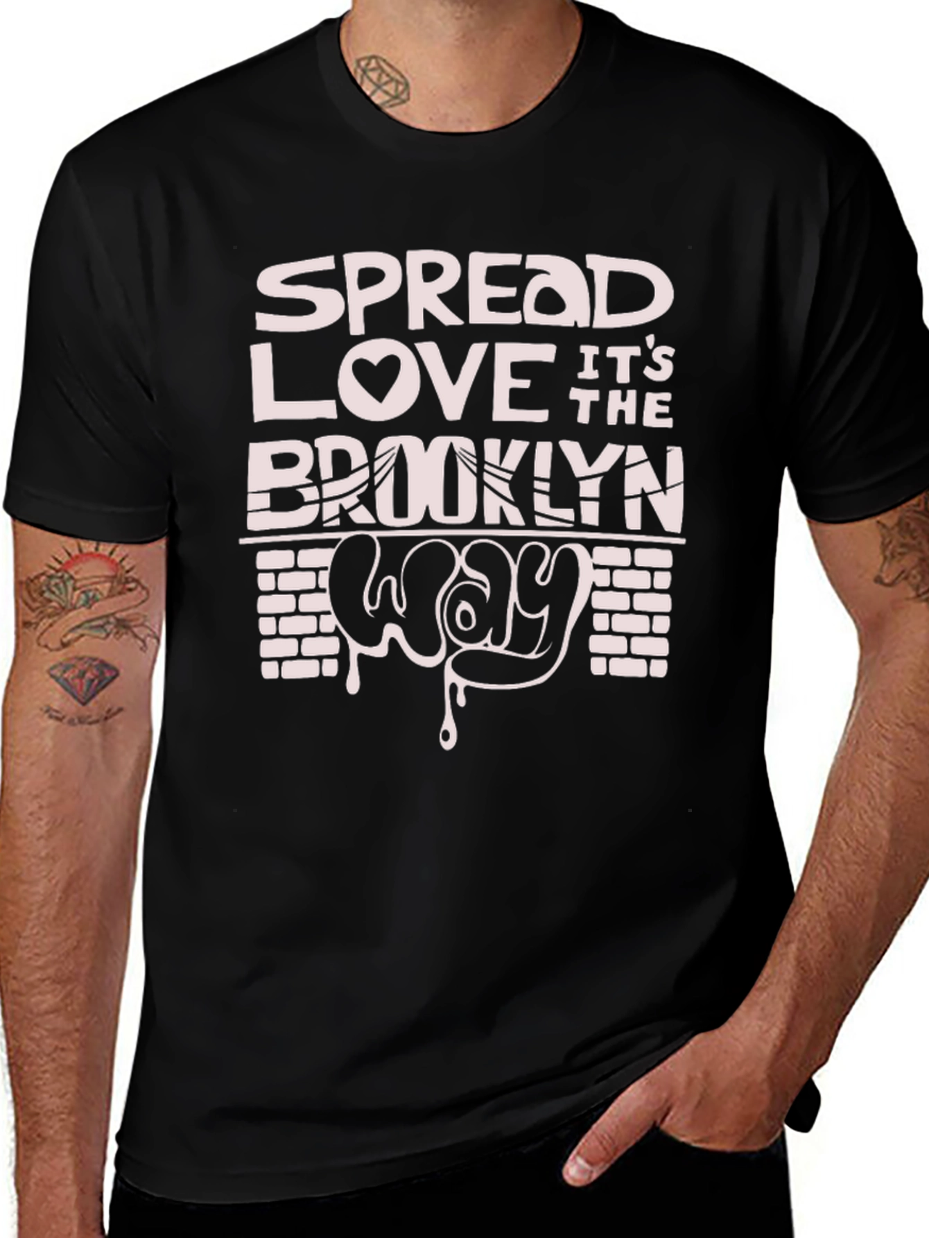 Variant 3 of Spread Love Brooklyn Way Graphic T-Shirt