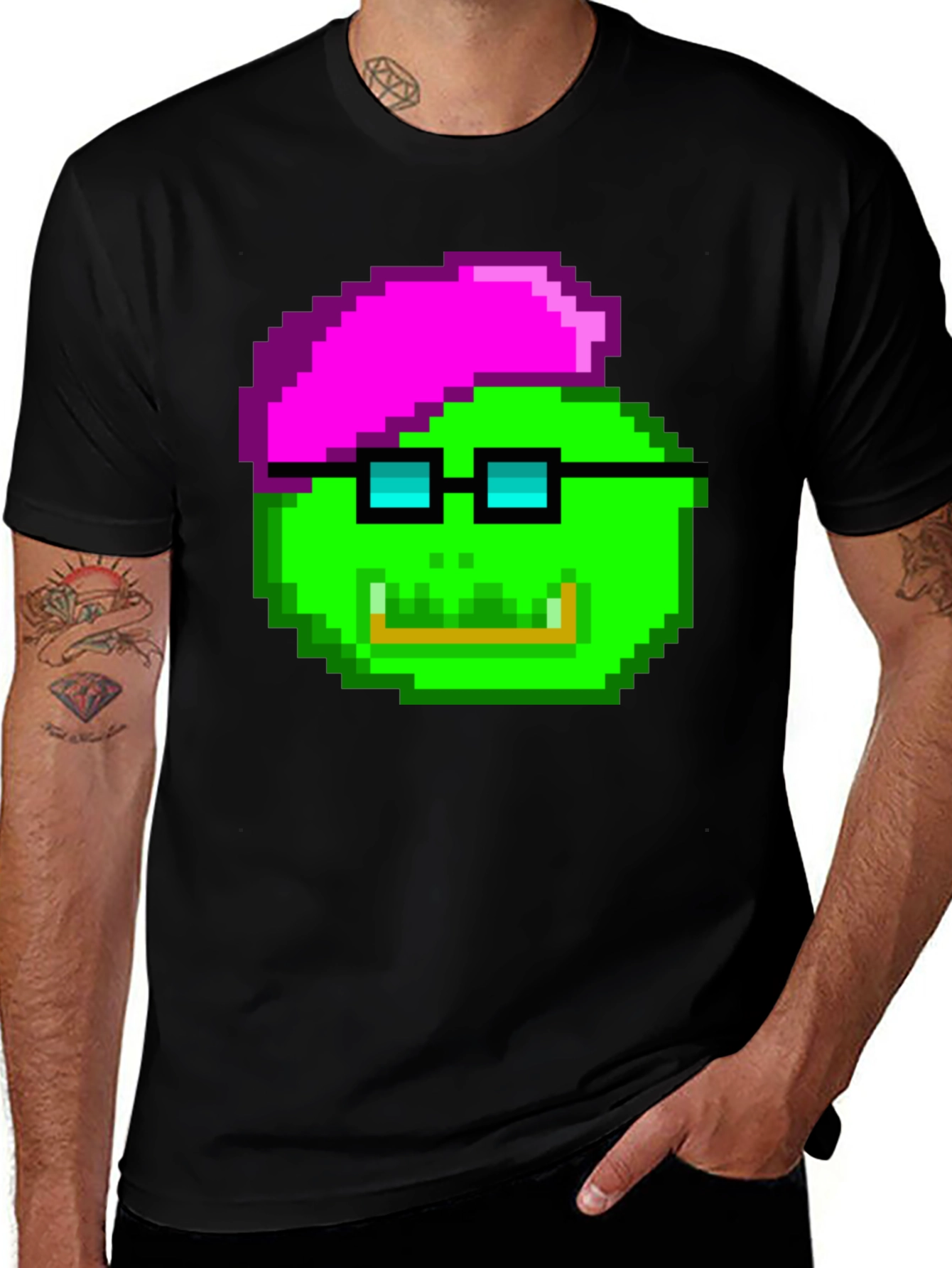 Variant 3 of Pixel Art T-Shirt - Geek Chic Style