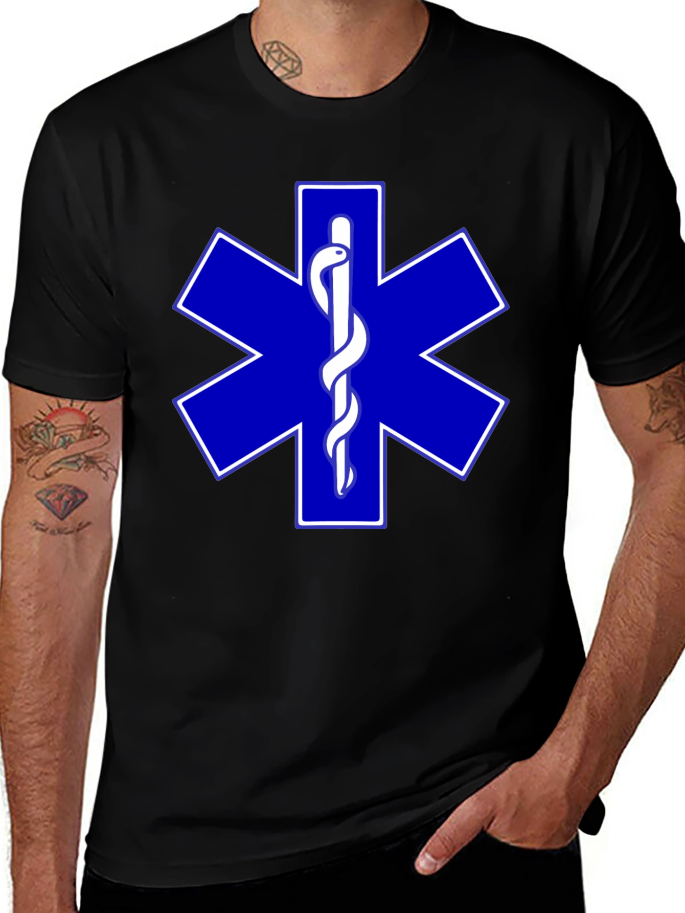 Star of Life EMT T-Shirt - Medical Symbol Tee