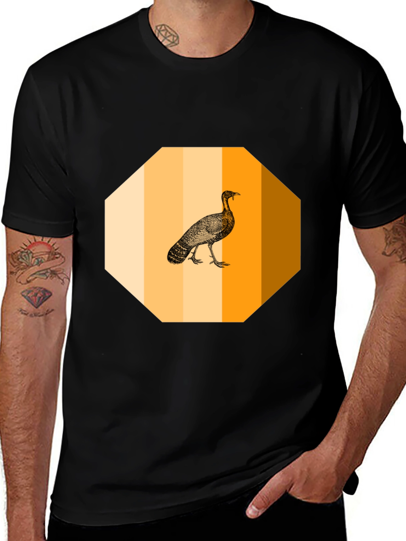 Variant 28 of Turkey Graphic Tee - Thanksgiving Holiday T-Shirt
