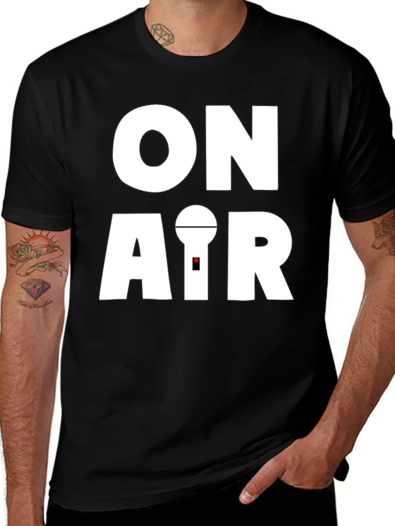 On Air T-Shirt - Radio Podcast Live Broadcast