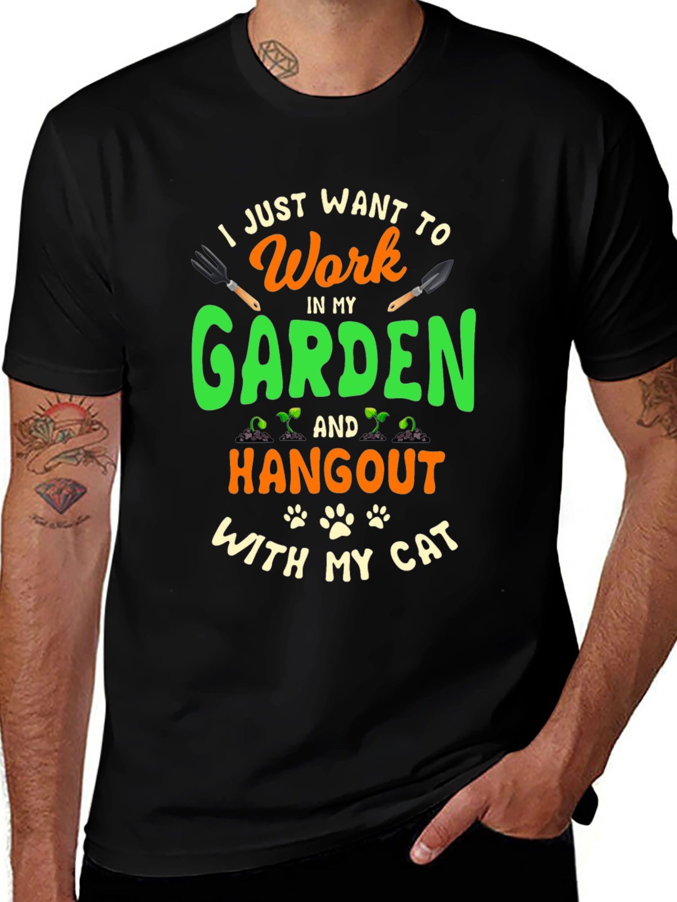 Variant 13 of I Just Want To Work In My Garden T-Shirt