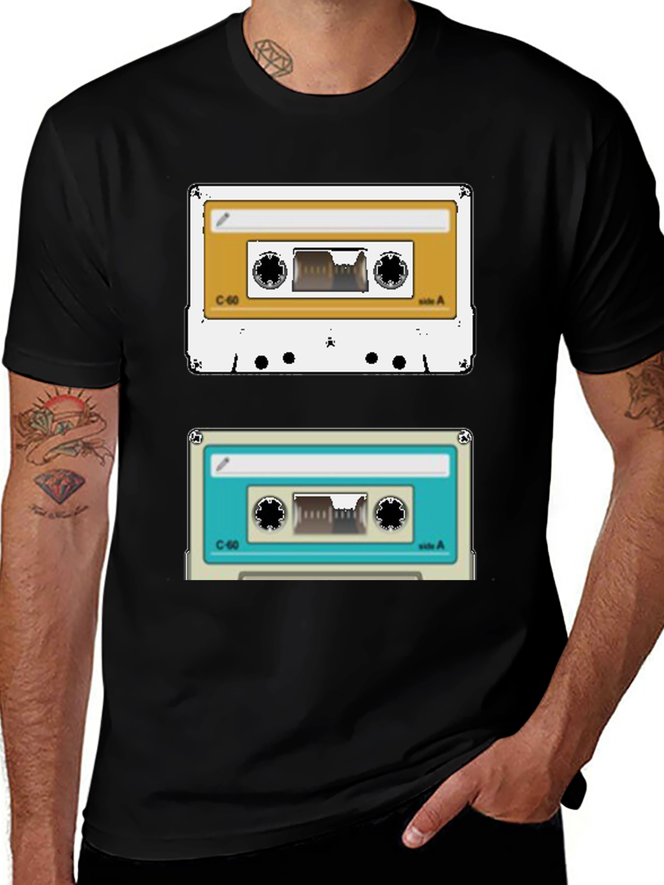 Variant 25 of Retro Cassette Tape T-Shirt
