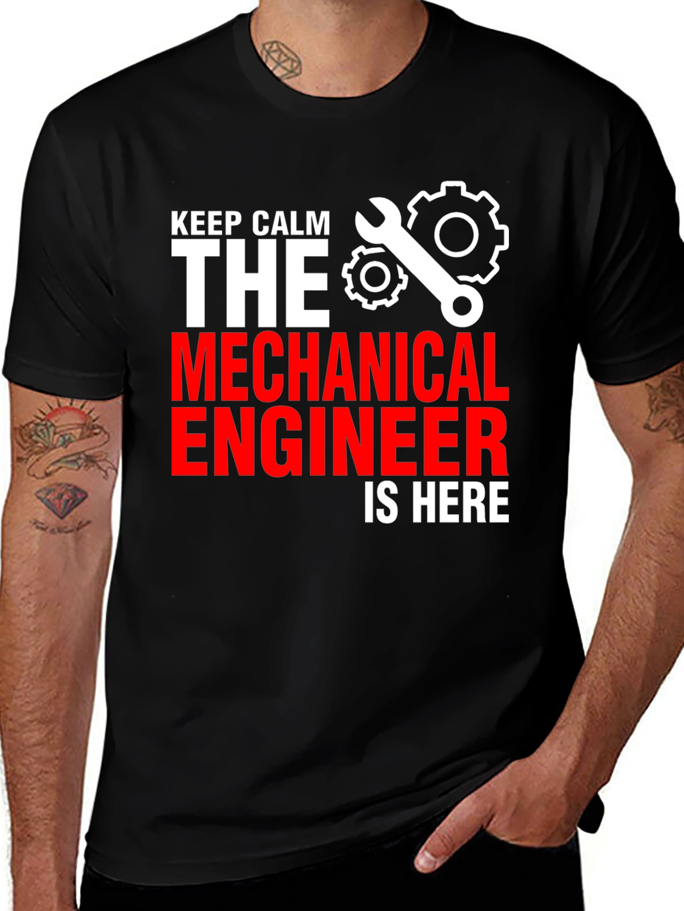 Variant 23 of Mechanical Engineer T-Shirt - Keep Calm