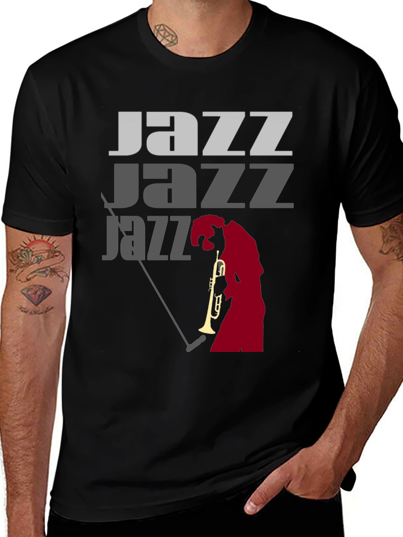 Variant 14 of Cool Jazz T-Shirt - Musician Style