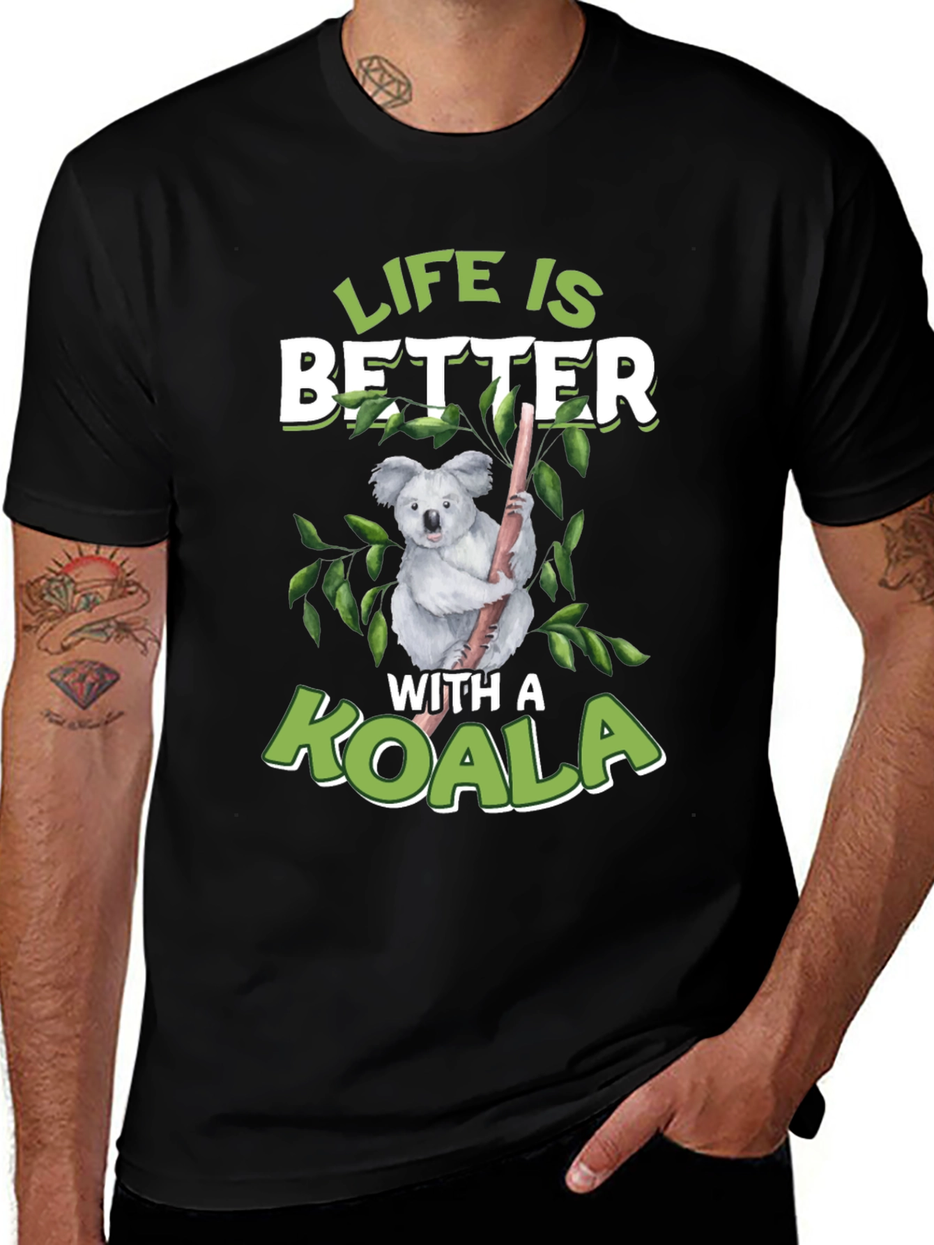 Variant 26 of Life is Better With a Koala Graphic T-Shirt