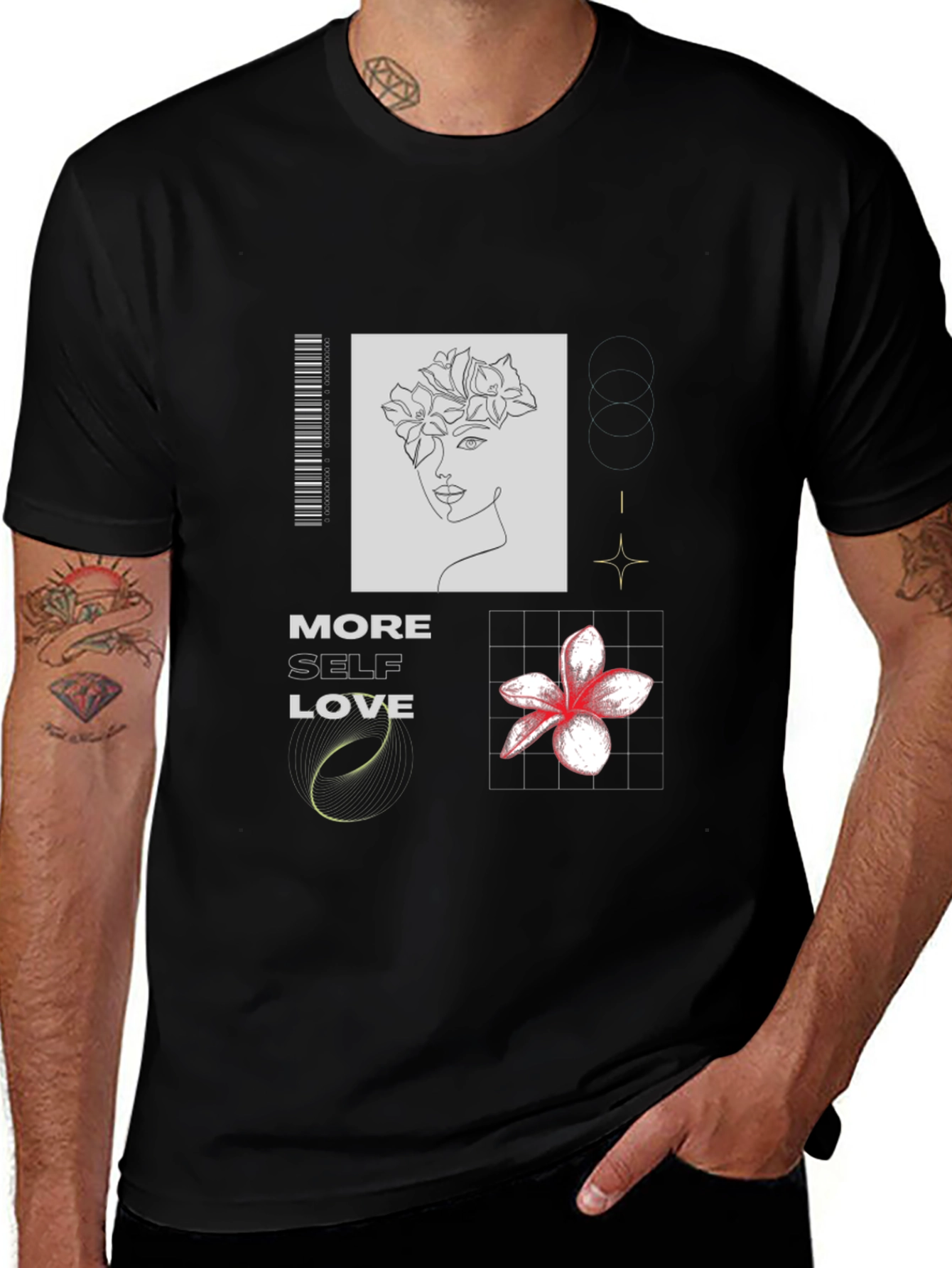 Variant 4 of More Self Love Graphic Tee - Stylish Unisex T-Shirt
