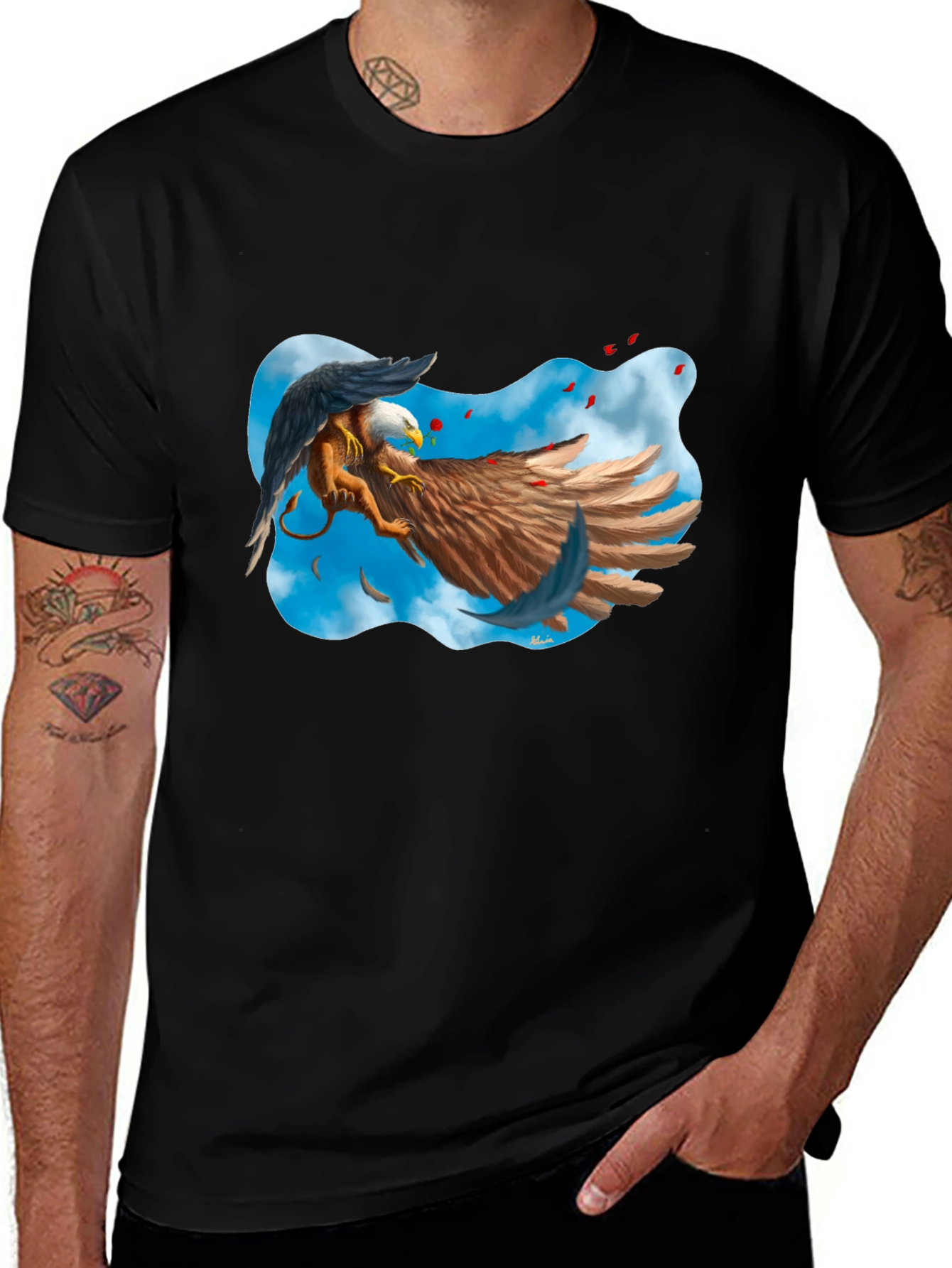 Variant 19 of Eagle & Griffin Fantasy T-Shirt