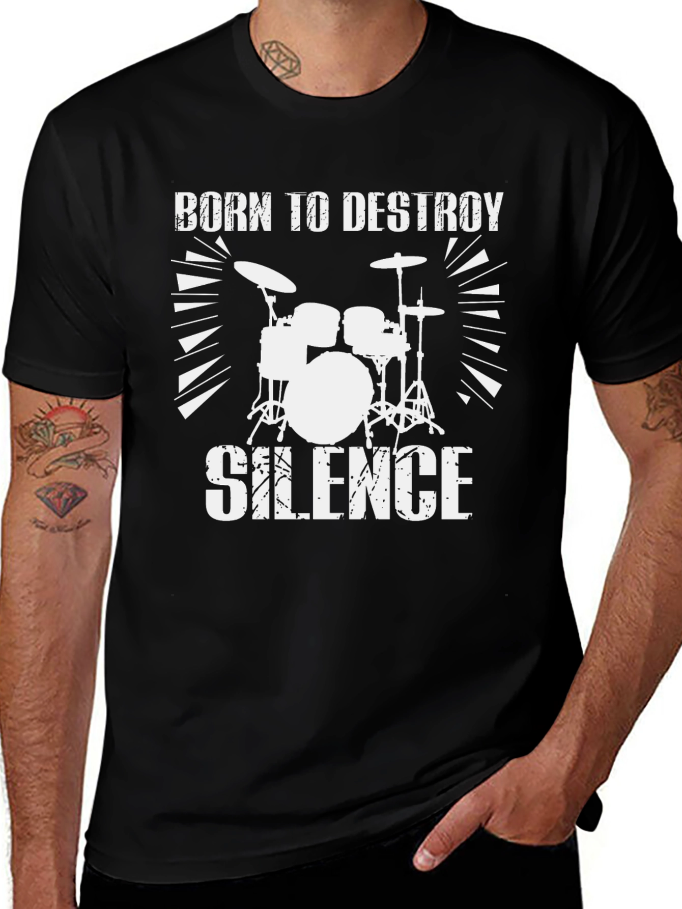 Variant 11 of Born to Destroy Silence T-Shirt