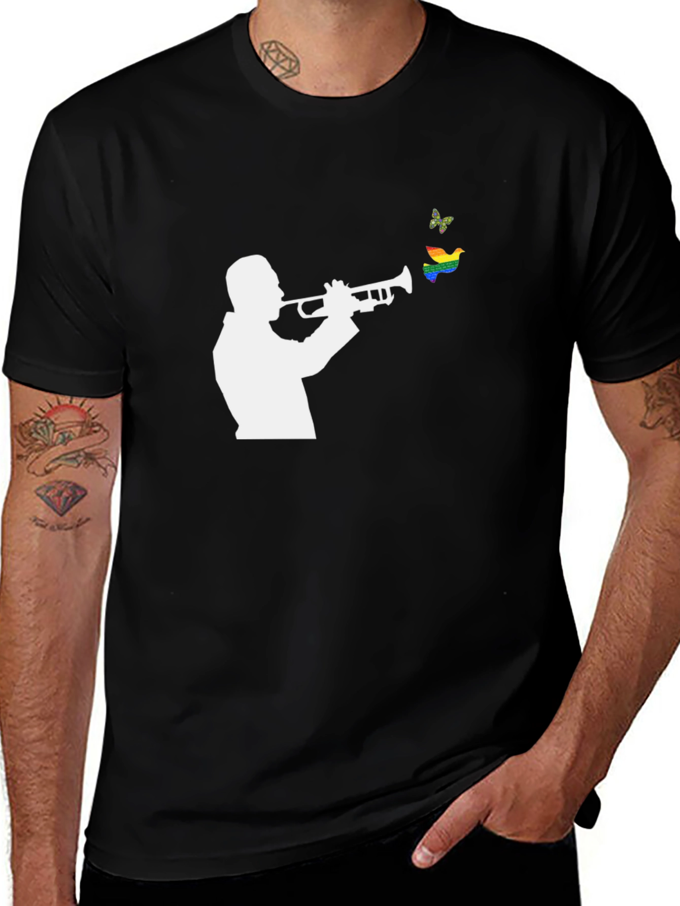 Variant 30 of Jazz Trumpet T-Shirt - LGBTQ+ Pride