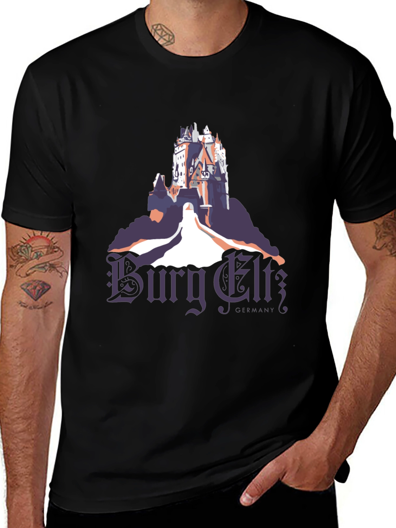 Variant 25 of Burg Eltz Germany Graphic T-Shirt