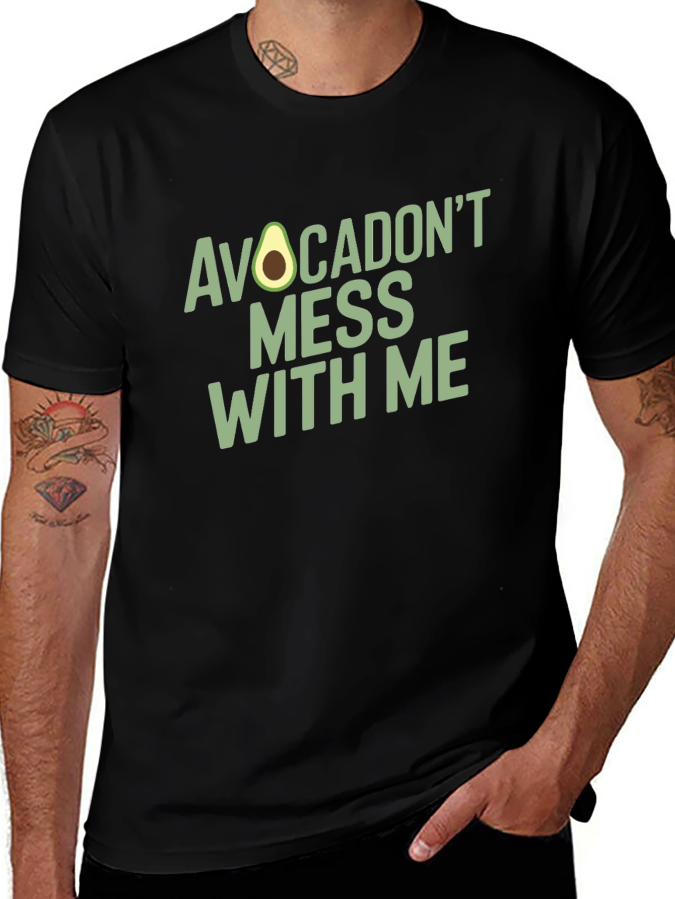 Variant 18 of Avocadon't Mess With Me - Novelty Graphic T-Shirt