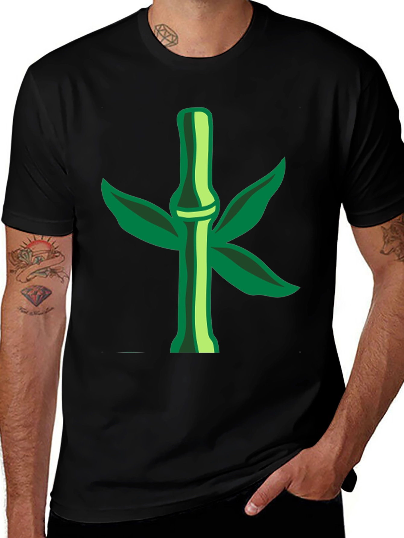 Variant 7 of Bamboo Graphic T-Shirt