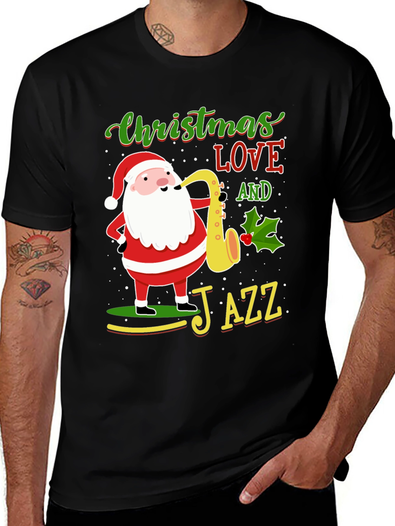 Christmas Love and Jazz T-shirt