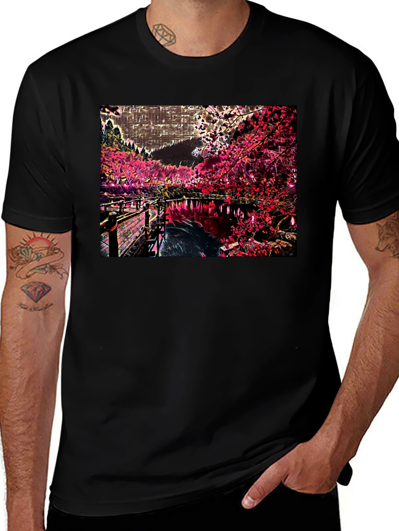 Variant 22 of Scenic Lake T-Shirt