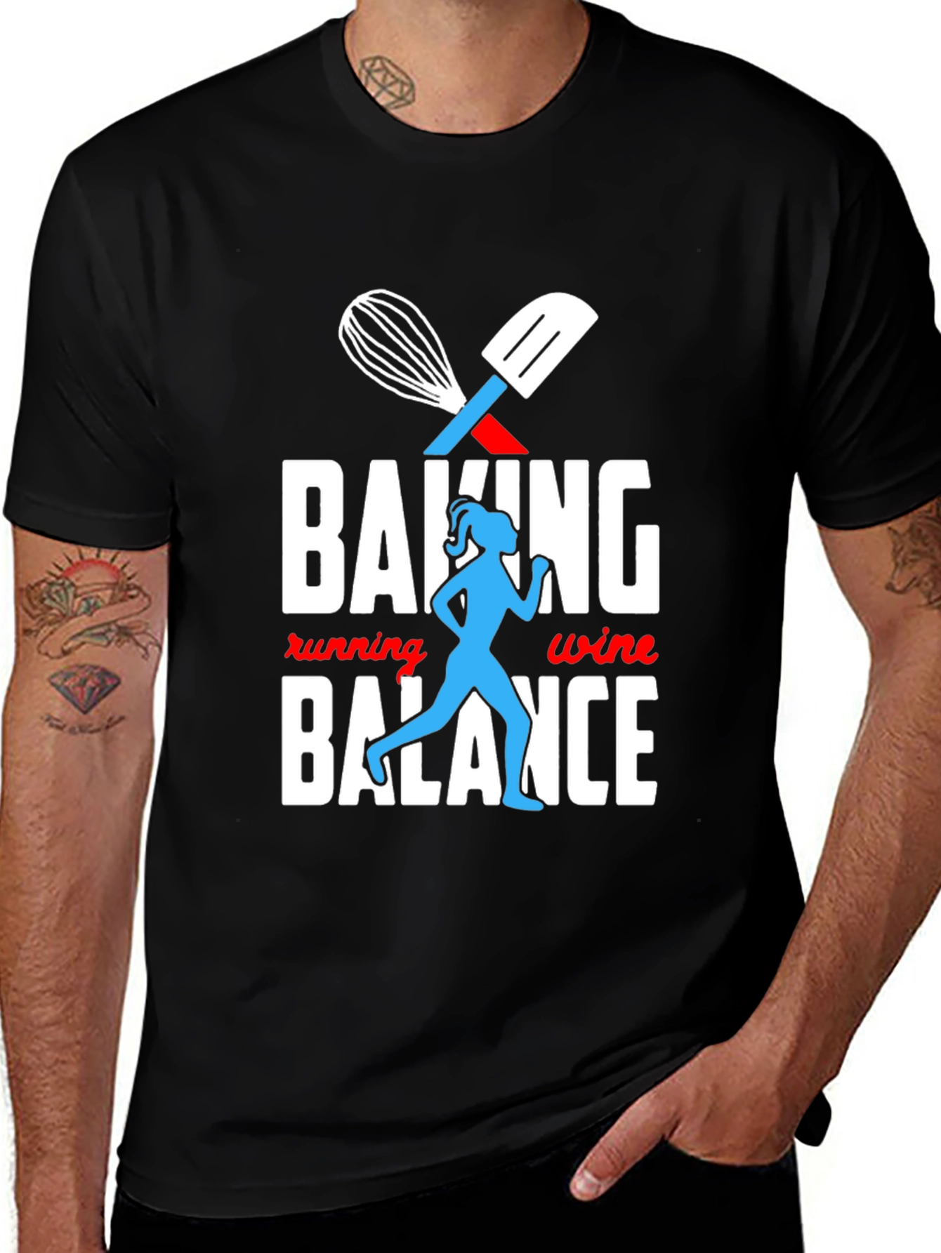 Variant 13 of Baking Running Wine Balance Tee