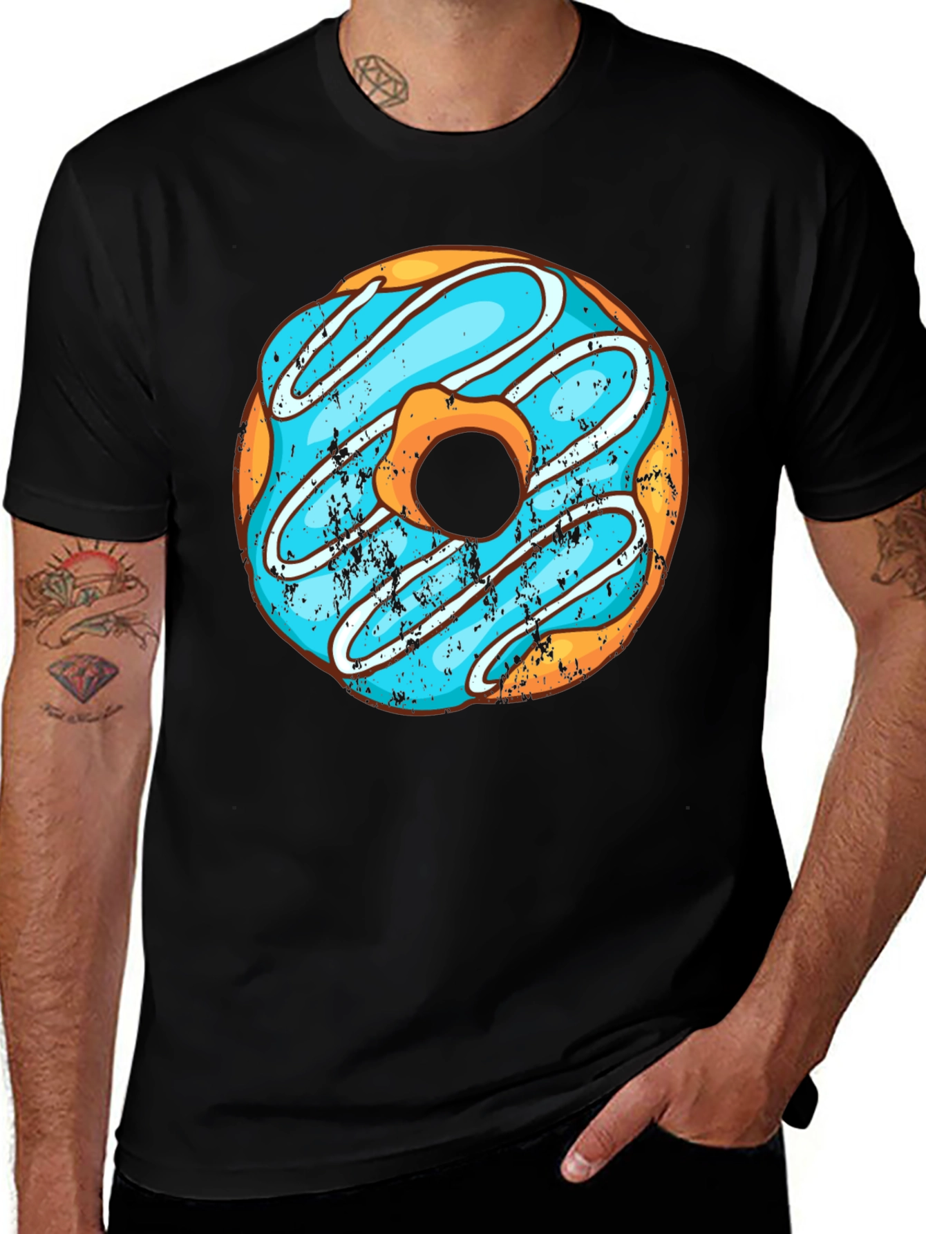Variant 22 of Donut Graphic Tee - Sweet Style!