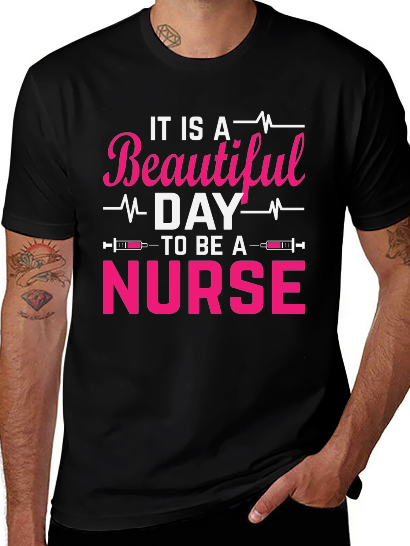 Variant 28 of Beautiful Day Nurse T-Shirt