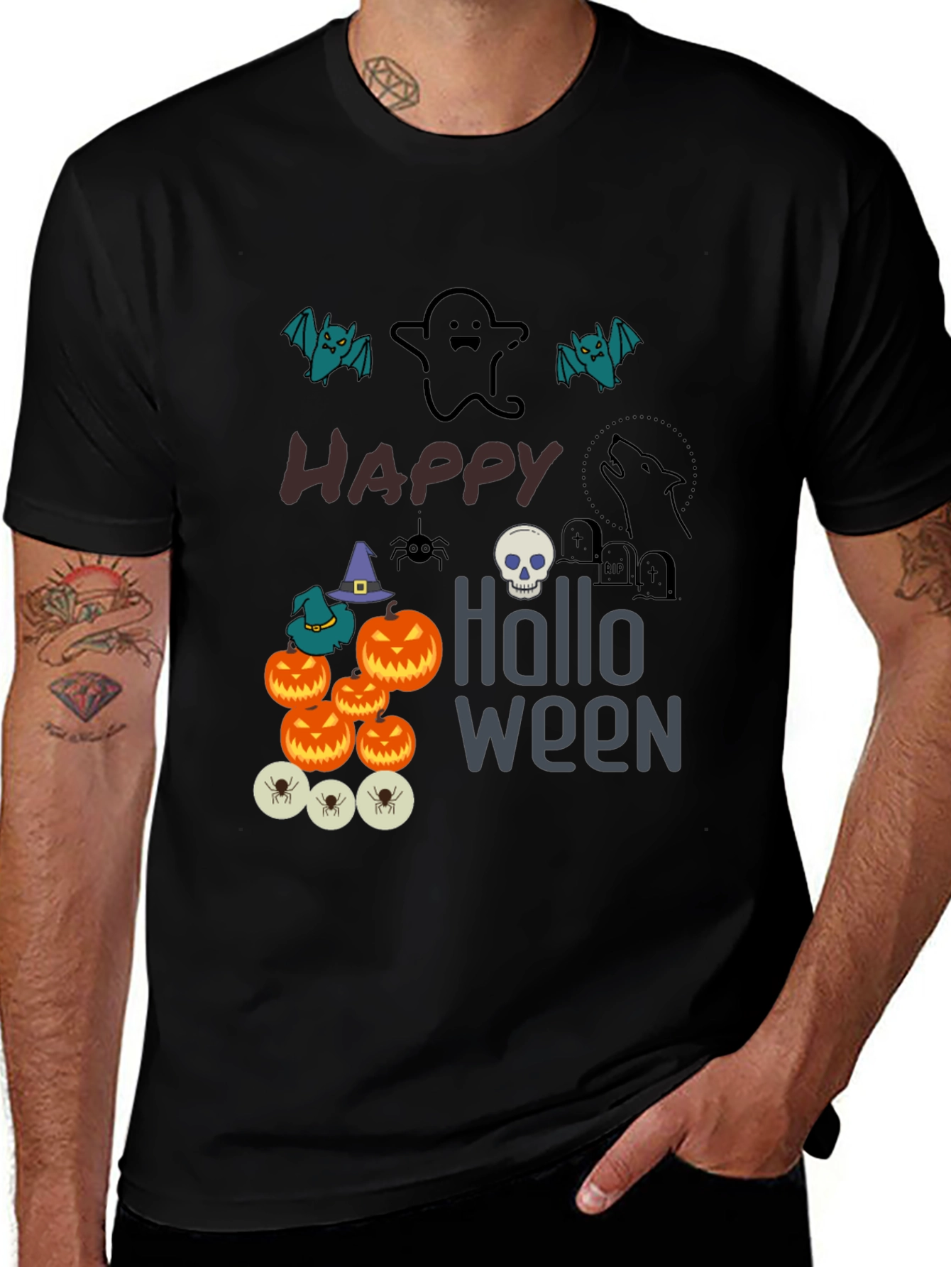 Happy Halloween Graphic T-Shirt