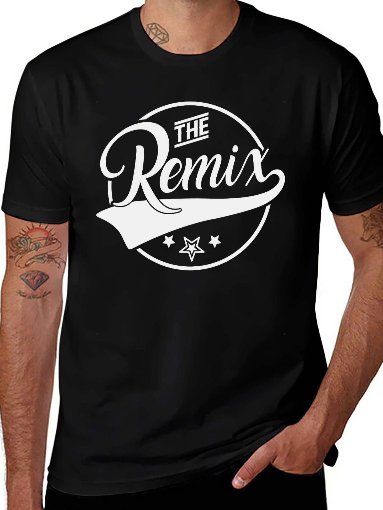 Variant 7 of The Remix Black T-Shirt