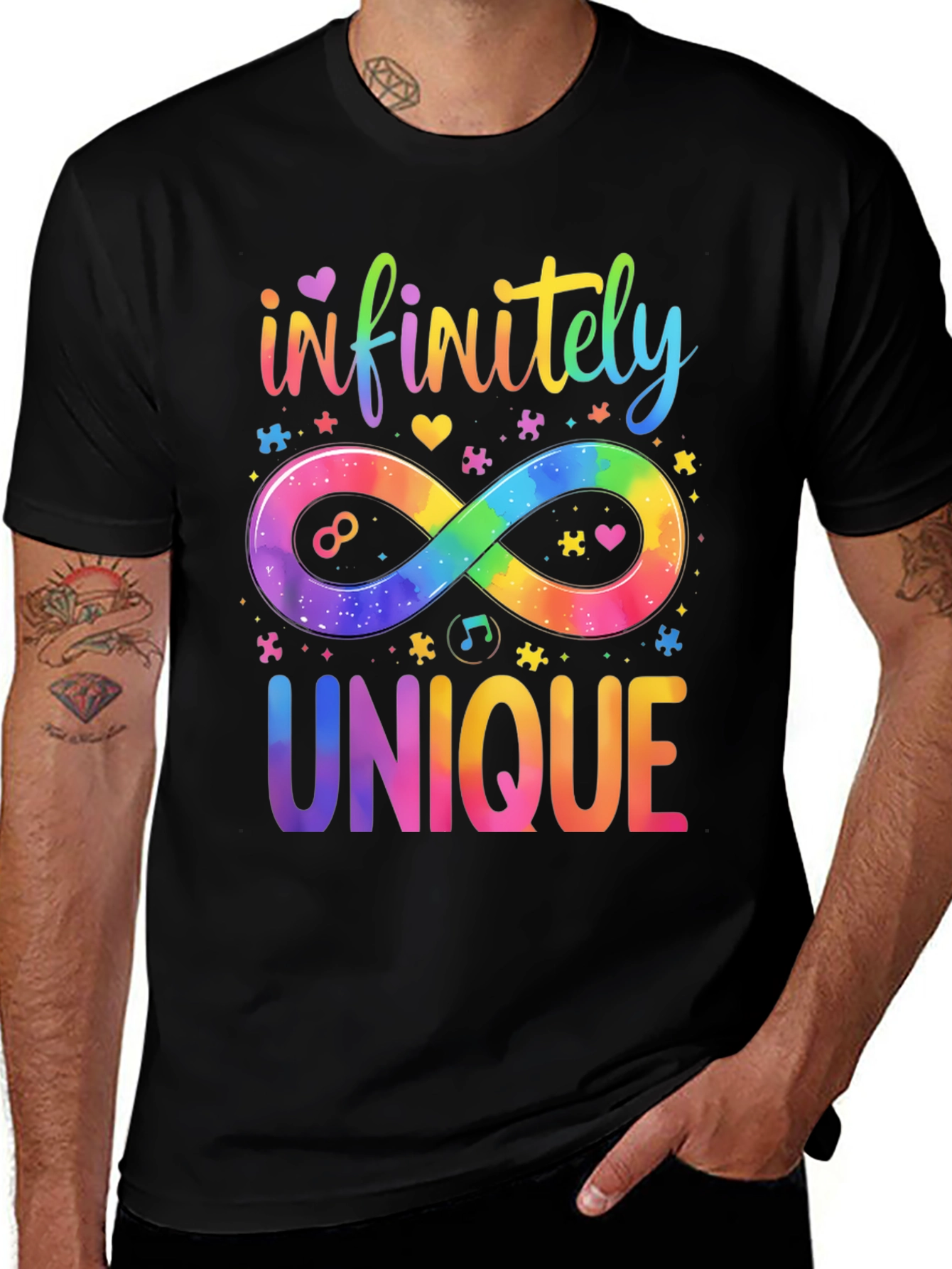 Variant 25 of Infinitely Unique Autism Awareness T-Shirt