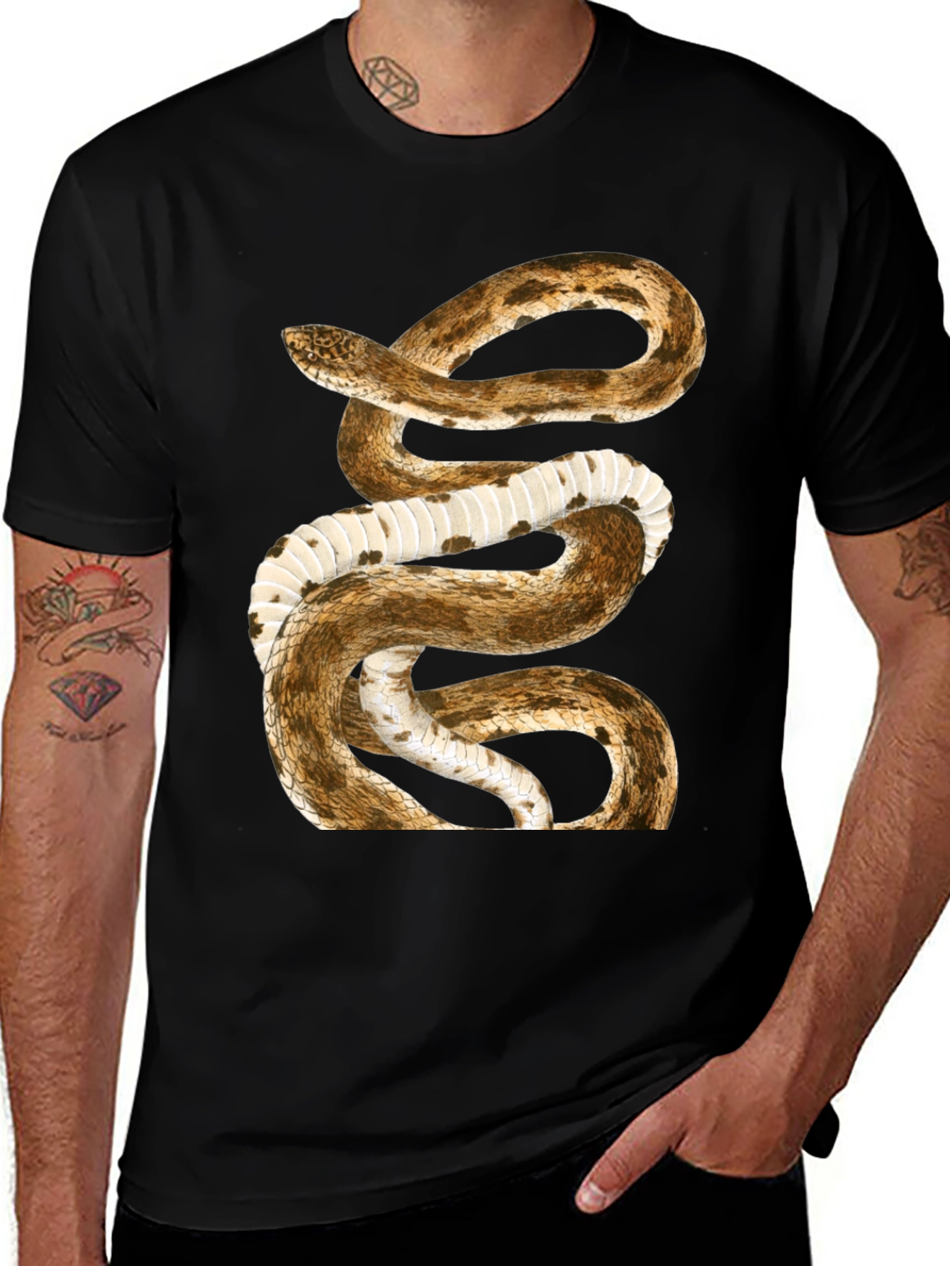 Variant 23 of Snake T-Shirt - Bold Reptile Graphic Tee