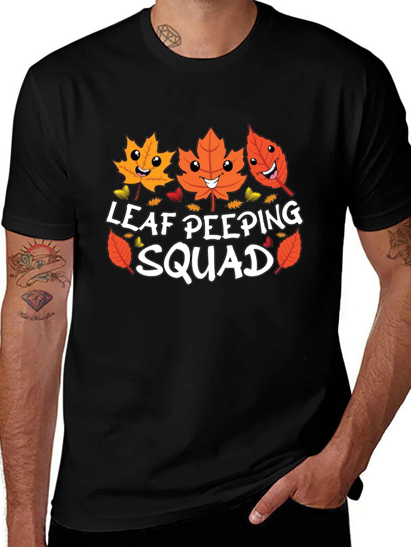 Leaf Peeping Squad Graphic Tee