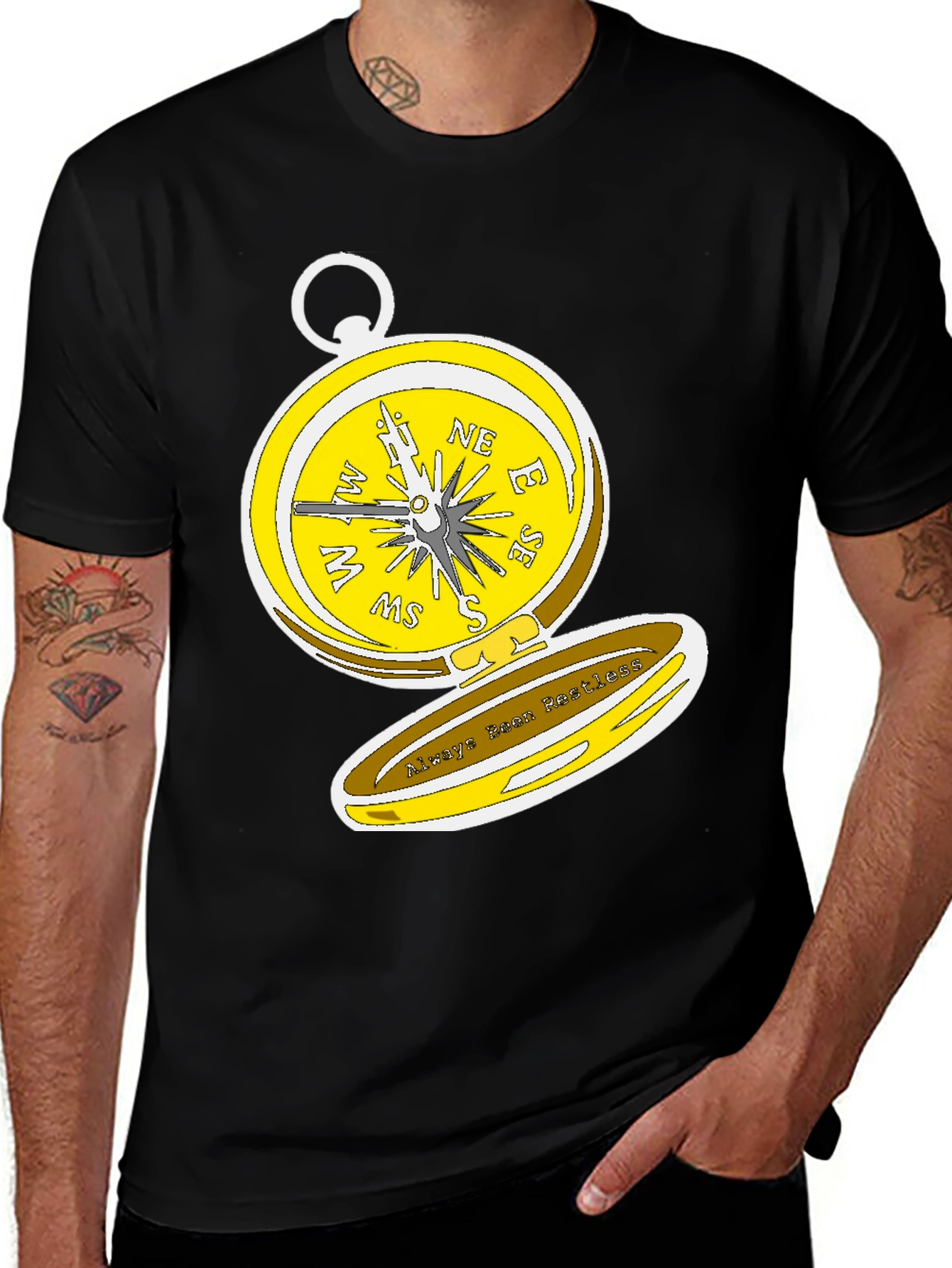 Variant 12 of Compass Graphic Print T-Shirt