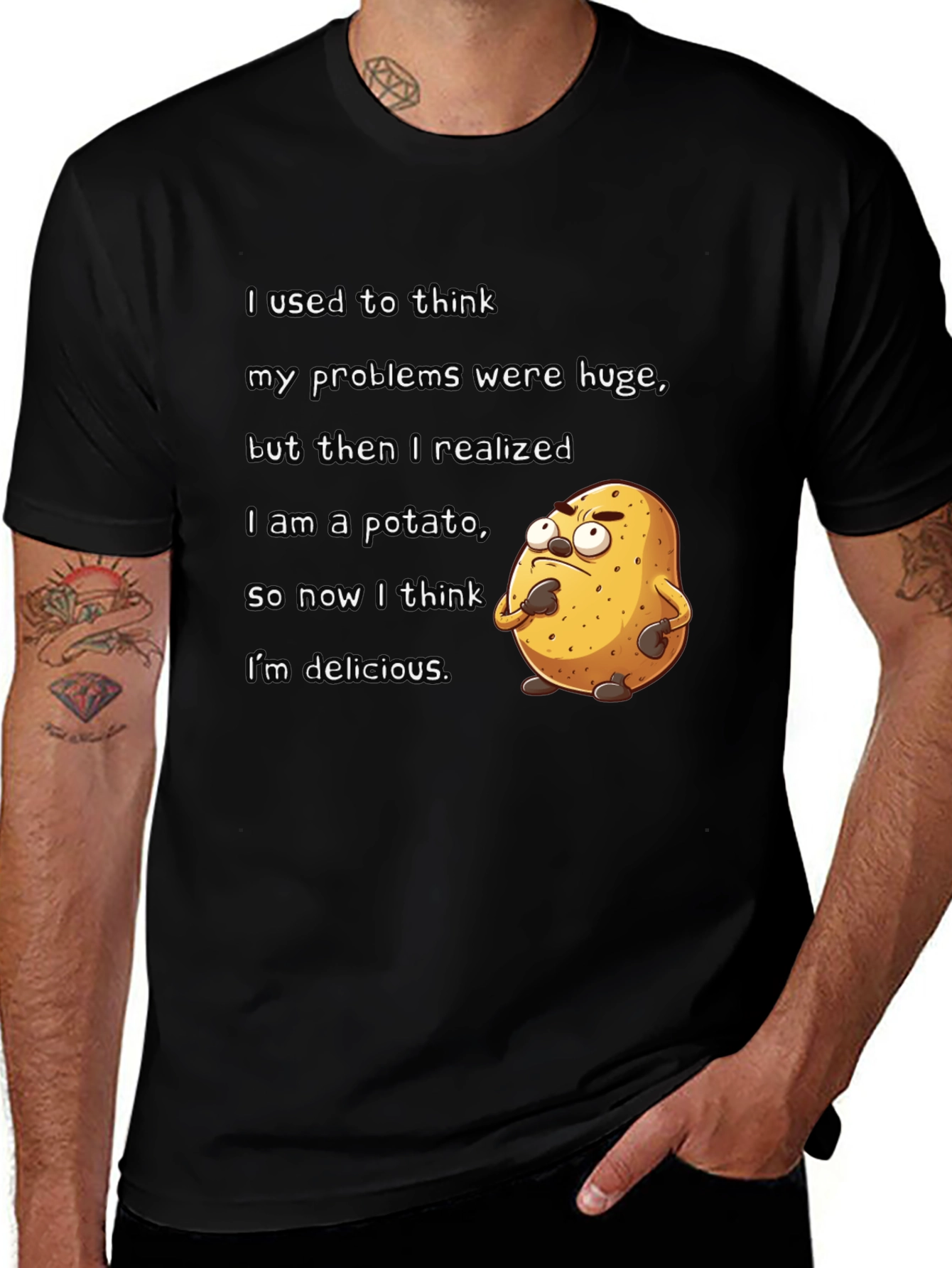 Variant 17 of Potato T-Shirt - Funny Graphic Tee
