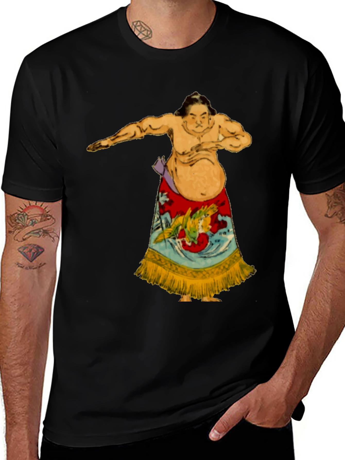 Variant 29 of Sumo Wrestler Graphic Tee