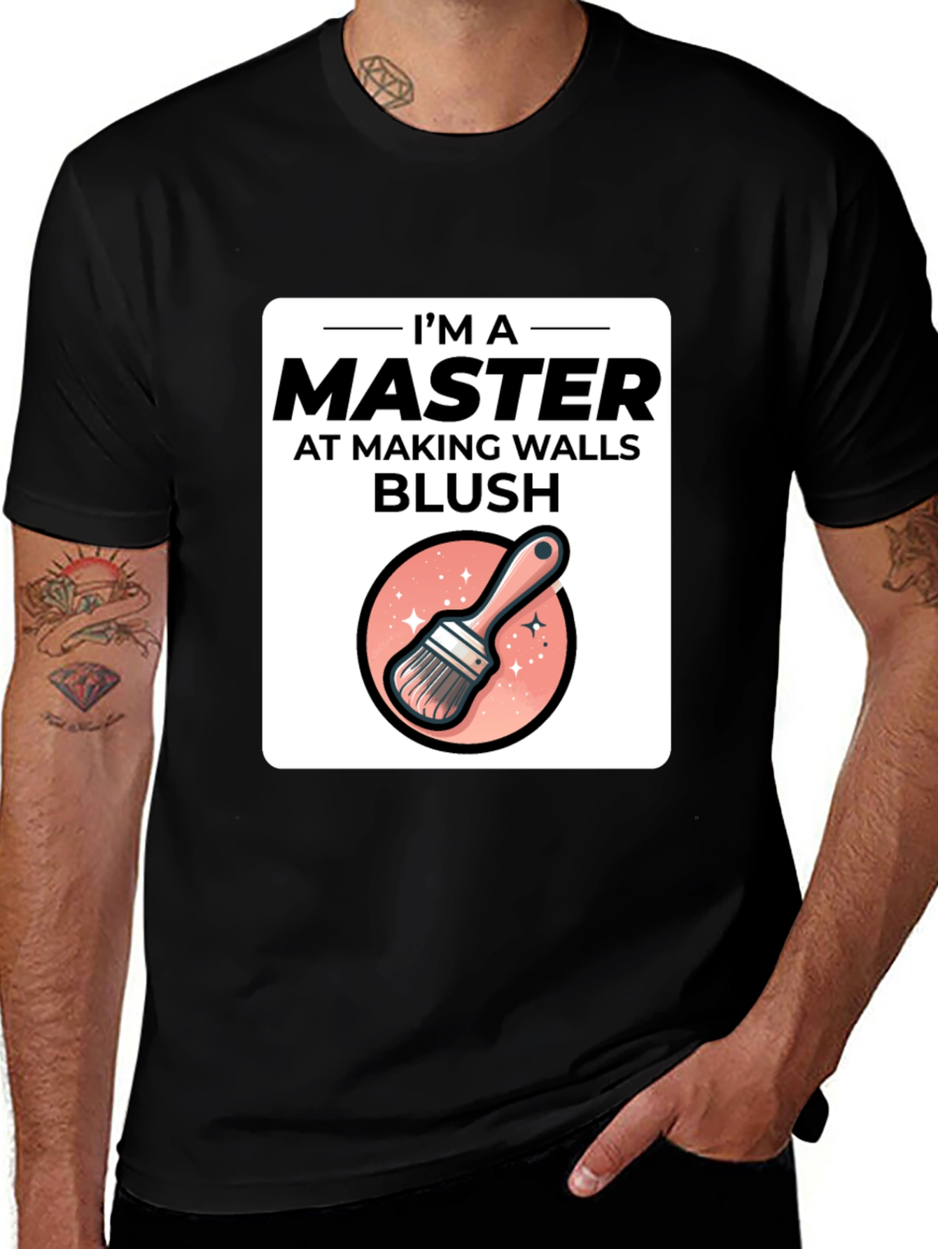 Master Wall Painter T-Shirt - Painter's Humor