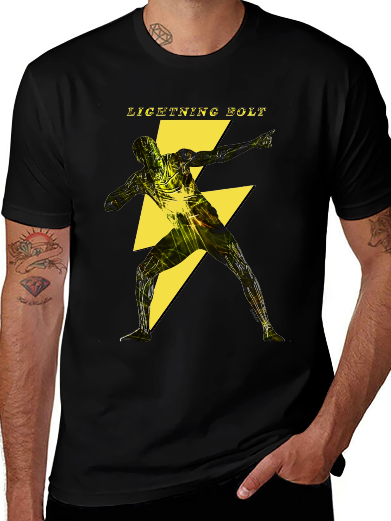 Variant 21 of Lightning Bolt Graphic T-Shirt