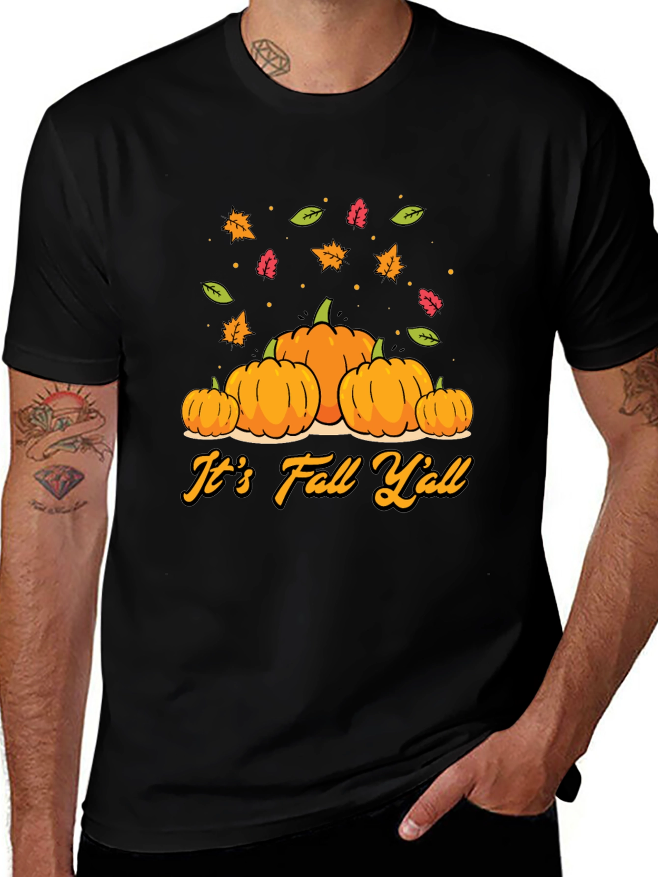 Variant 11 of It's Fall Y'all Pumpkin T-Shirt