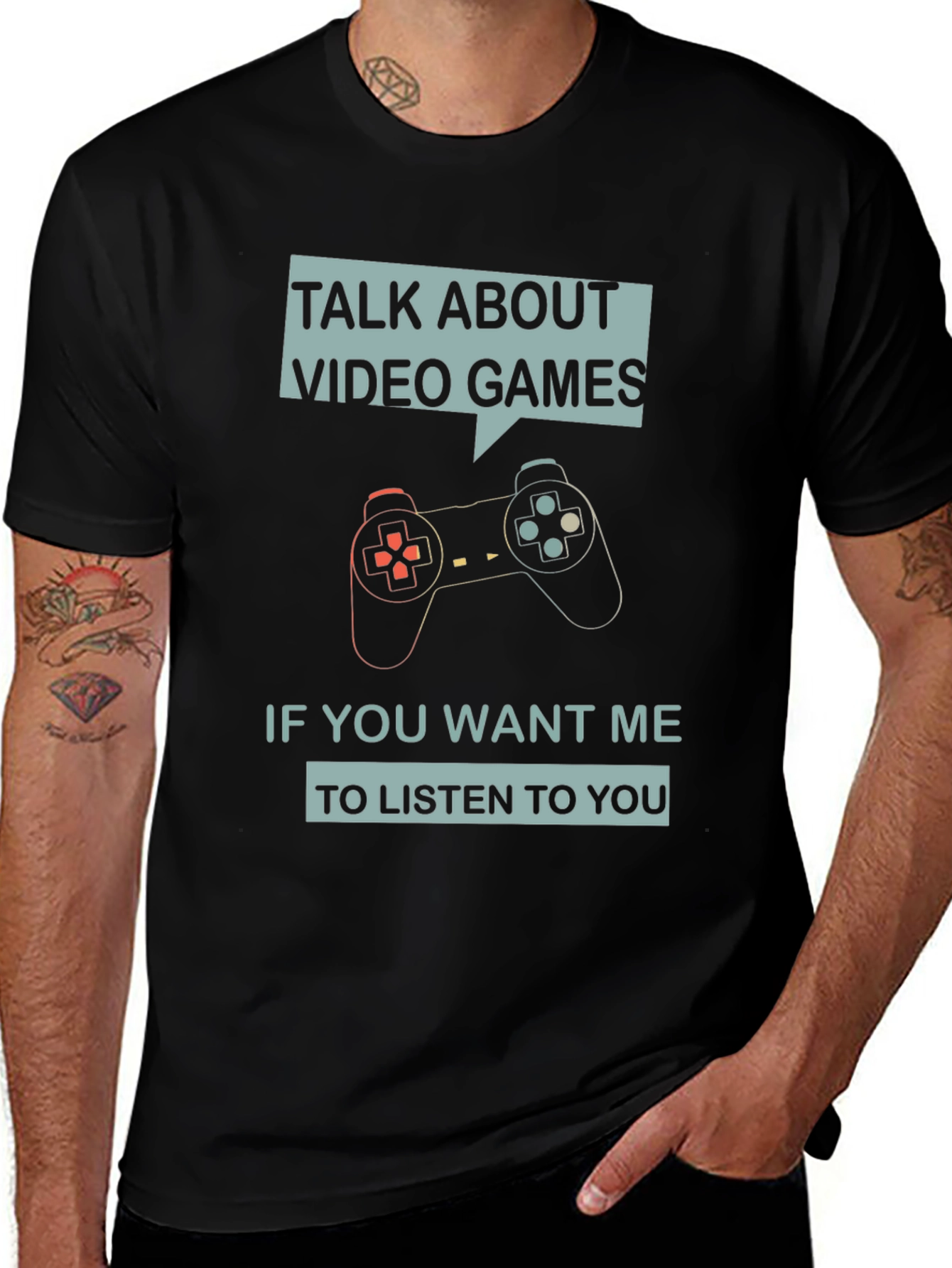Variant 28 of Talk About Video Games T-Shirt