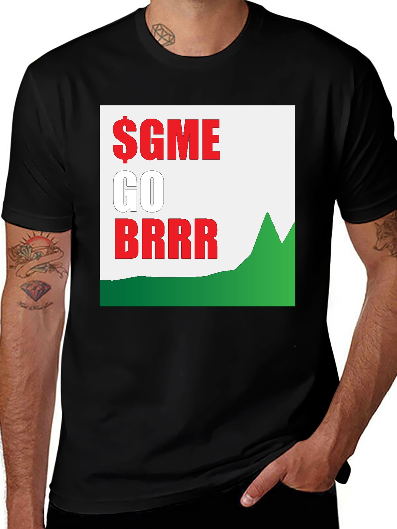 GME Go Brrr Stock Market Meme T-Shirt