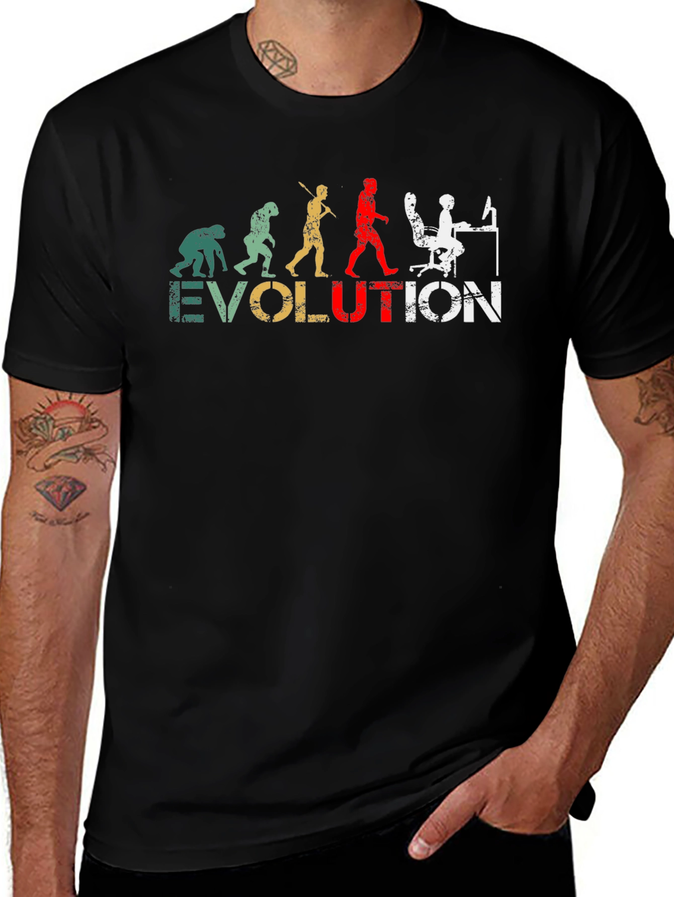 Variant 19 of Evolution of Programmer T-Shirt - Funny Coding Tee
