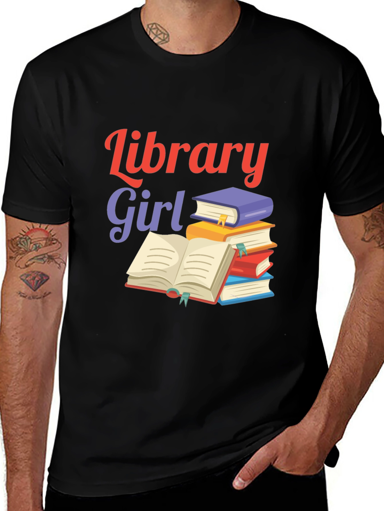 Variant 24 of Library Girl Book Lover T-Shirt