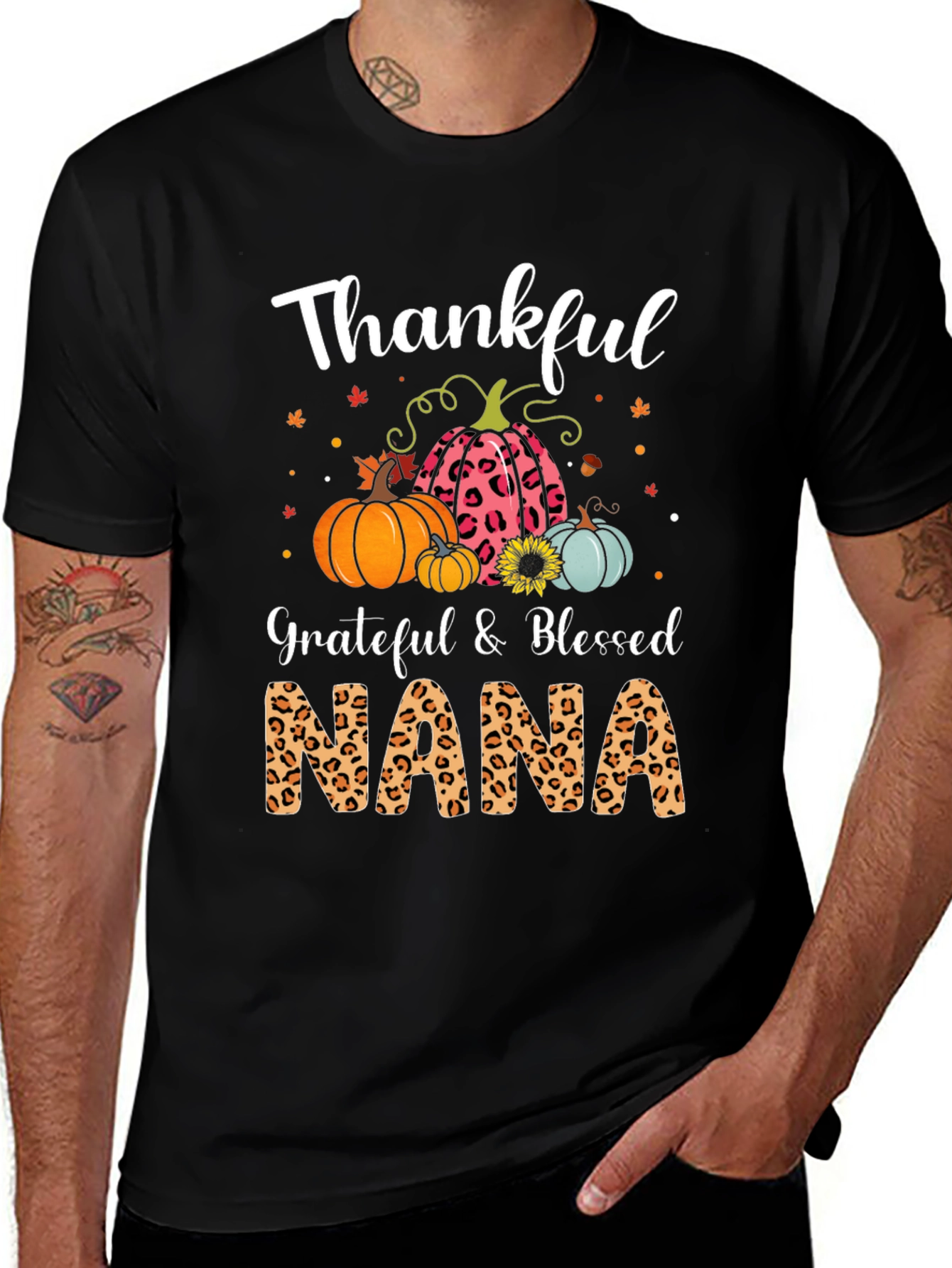 Thankful Grateful Blessed Nana T-Shirt